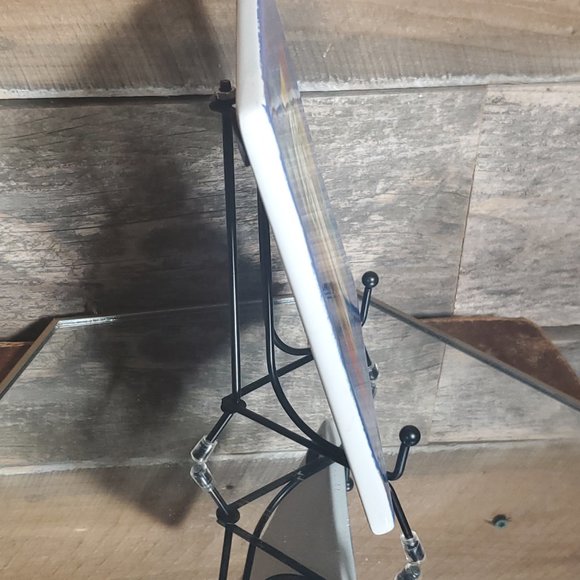 Certified International "Cheese & Flowers" Provence Ceramic Tile Trivet - by Lin - Picture 3 of 4